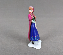 Disney Frozen Anna PVC Figurine 3 1/2&quot; Cake Topper - £6.13 GBP
