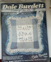 Craft Kit Dale Burdett Gaggle of Geese A Country Cross Stitch Pillow Kit 1985 - £12.74 GBP