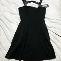 TRIPP nyc Goth Emo Black Harness Dress MEDIUM RETAIL $80 - $50.00