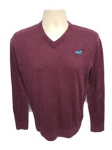 Hollister California Adult Small Burgundy Sweater - £15.64 GBP
