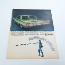 1965 Dodge Monaco Car Join the Dodge Rebellion Print Ad 10.5&quot; x 13.5&quot; - £5.66 GBP