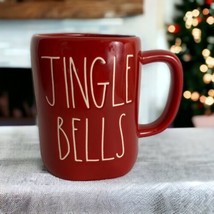 Rae Dunn JINGLE BELLS Mug Red Christmas Holiday Tea Cup Coffee Gift NEW - £16.33 GBP