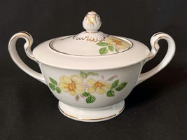 Vintage Noritake Wildrose Sugar Bowl with Lid Japan - £7.85 GBP