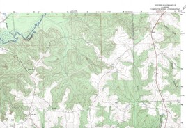 Dozier Quadrangle Alabama 1971 USGS Topo Map 7.5 Minute Topographic - $23.99