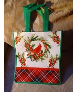 Paralyzed Veterans Of America Christmas Winter Tote Bag Cardinal Plaid... - £12.45 GBP