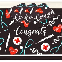 2023 Nurse Graduation Party Supplies Congrats Table Covers (54 X 108 In 3X) - £17.62 GBP