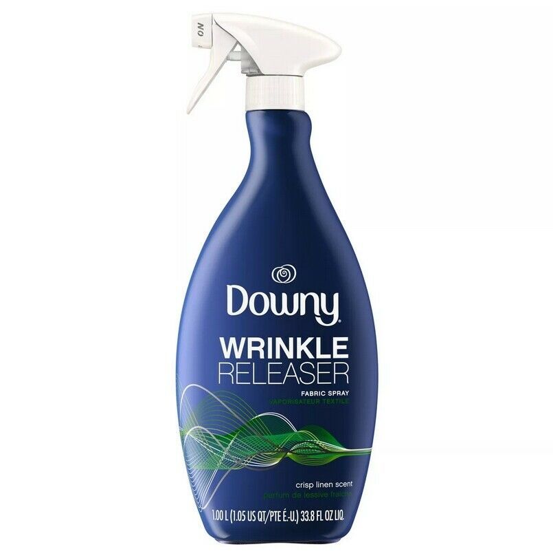 2 Pks Downy Crisp Linen Wrinkle Releaser Spray - 33.8oz - £54.13 GBP