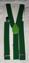 Suspenders Men Or Women Y-Shape Back Clip On Elastic Adjust Bright Green... - $12.59
