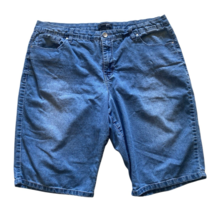 Nine West Jean Denim Bermuda Shorts Size 18W Above Knee Longer Length 90... - $29.52