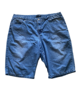 Nine West Jean Denim Bermuda Shorts Size 18W Above Knee Longer Length 90... - $40.37 CAD