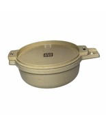 LittonWare Microwave Cookware 2 Cup Round Bowl with Lid 39278 Beige - $276.80 MXN