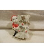 Vintage Japan Ceramic Christmas Red Pixie Elf Girl Tree Vase 2 3/8" - €9,40 EUR Vintage Japan Ceramic Christmas Red Pixie Elf Girl Tree Vase 2 3/8" - €9,40 EUR