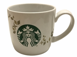Starbucks Coffee Cup Mug Holiday Collection 2013 14oz Mermaid Logo Stoneware  - £24.42 GBP