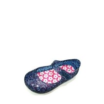Garanimals Toddler Girls Mary Jane Sparkle Jelly Shoes Blue Size 3 NEW - £7.05 GBP