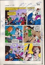 Original 1983 Captain America 284 page 26 Marvel comic color guide art:S... - $55.79