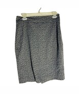 Tahari Women’s Skirt Size 0 Black &amp; Gray Leopard Print - $491.17 MXN