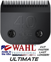 WAHL ULTIMATE COMPETITION Pet Grooming # 40 BLADE 6mm*Fit Oster A5 A6 Cl... - £30.67 GBP