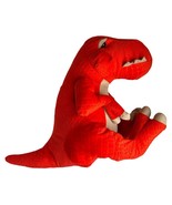 Toys R Us T-Rex Geoffrey Red Dinosaur Large Stuffed Plush Toy Animal All... - $27.14 CAD