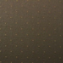 Loving Spot Jute Dark Beige Embroidered Dots Multipurpose Fabric By Yard 55&quot;W - £6.26 GBP