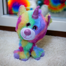 Walmart Rainbow Tye Dye Unicorn Plush - £6.30 GBP
