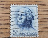 US Stamp George Washington 5c Used Black/White - £0.73 GBP
