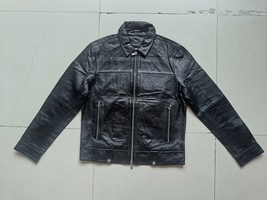 John Varvatos Marley Zip-front Leather Jacket $735 Free Global Shipping (0678) - £315.75 GBP