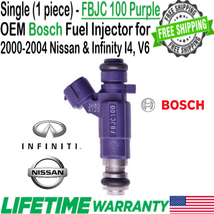 OEM Bosch x1 Fuel Injector for Nissan &amp; Infiniti 2.0L I4, 3.0L 3.5L V6 #FBJC100 - £29.50 GBP