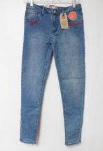 Levi&#39;s Girls 710 Super Skinny Jeans Adjustable Waistband Soft &amp; Stretchy  14 Reg - £14.78 GBP