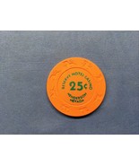 RESERVE HOTEL CASINO $ .25 TWENTY FIVE CENTS CASINO CHIP - HENDERSON NV - $187.59 MXN