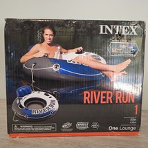 INTEX River Run I Sport Lounge Inflatable Water Float Tube Back Rest 53&quot;... - $27.71
