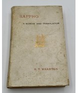 1887 Sappho Memoir &amp; Translation by H.T. Wharton 2nd Edition Hardcover RARE - €176,00 EUR