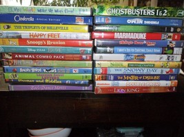 LOT OF 24 DVDS+ - Kid and Family Titles - All in Original Cases! - See Photos! - £11.71 GBP