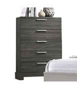 Lantha Gray Oak Chest - Modern Storage Drawers - $907.70 CAD
