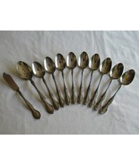 Lot 11x Reed &amp; Barton Rebacraft Stainless Flatware Candace Andrea Teasp.... - $494.82 MXN