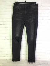 ZARA Basic Z1975 Denim Womens Size 2 Distressed Torn Frayed Skinny Jeans... - £13.84 GBP