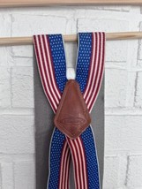 American Flag Suspenders 4th Of July Independence Day McGuire Nicholas Work wear - £15.90 GBP