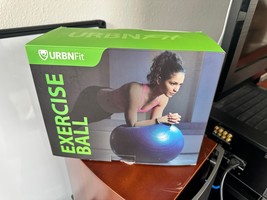 New URBNFit Exercise Ball (65 Cm) for Fitness - Gray with Pump - $401.64 MXN