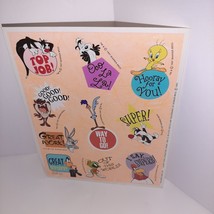 Vintage Hallmark Looney Tunes Teacher Award Stickers NEW Complete Sheet - $6.93
