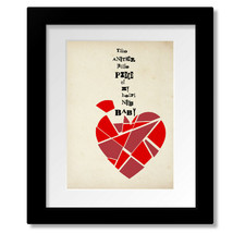 Piece of My Heart by Janis Joplin - Rock Song Lyric Art Print, Canvas or... - £14.90 GBP+