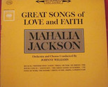 Great Songs of Love and Faith [Original recording] [Vinyl] Mahalia Jackson - $12.99