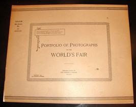 1892 Chicago World&#39;s Fair PORTFOLIO OF PHOTOGRAPHS Book #11 Columbia Exp... - £15.73 GBP