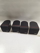 Set of 4 Bose Red Line Acoustimass Bookshelf speakers - $48.46
