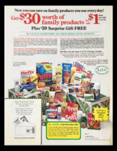 1983 Save Money-Back Offer Products Circular Coupon Advertisement - £14.87 GBP