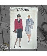 Very Easy Vogue 8868 Misses Jacket and Skirt Pattern Size 12-14-16 Vinta... - $15.00