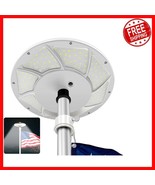 6800mAh Solar Flag Pole Light for 15-25ft Poles - 100% Coverage,  Waterp... - $53.45