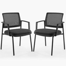 JHK Mesh Back Stacking Arm Chairs 2 Pack For Home And Office - $3,541.40 MXN