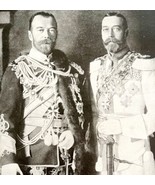 Czar Nicholas And King George V WW1 Print 1917 Royal Family Portrait SmDwC4 - $666.19 MXN