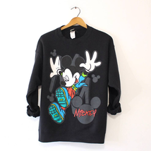 Vintage Walt Disney Mickey Mouse Sweatshirt Medium/Large - £60.10 GBP
