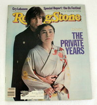 1982 Oct 14 Rolling Stone Magazine - John &amp; Yoko On Front Cover SMI4170 - £7.96 GBP