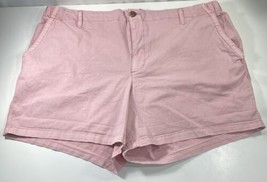 Old Navy OG Chino Shorts Pink Pockets Stretch Waist Beach Coastal Womens XXL NWT - £9.73 GBP